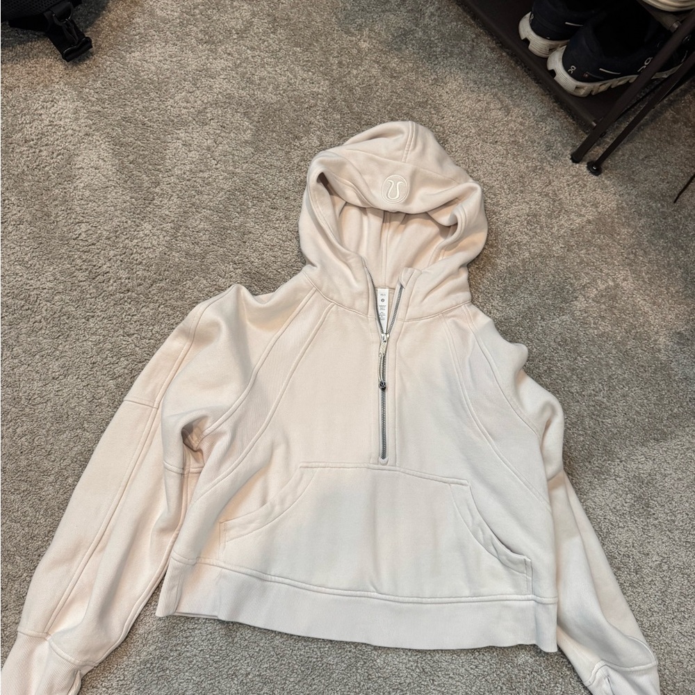 Lululemon Cropped Scuba Zip Up Hoodie